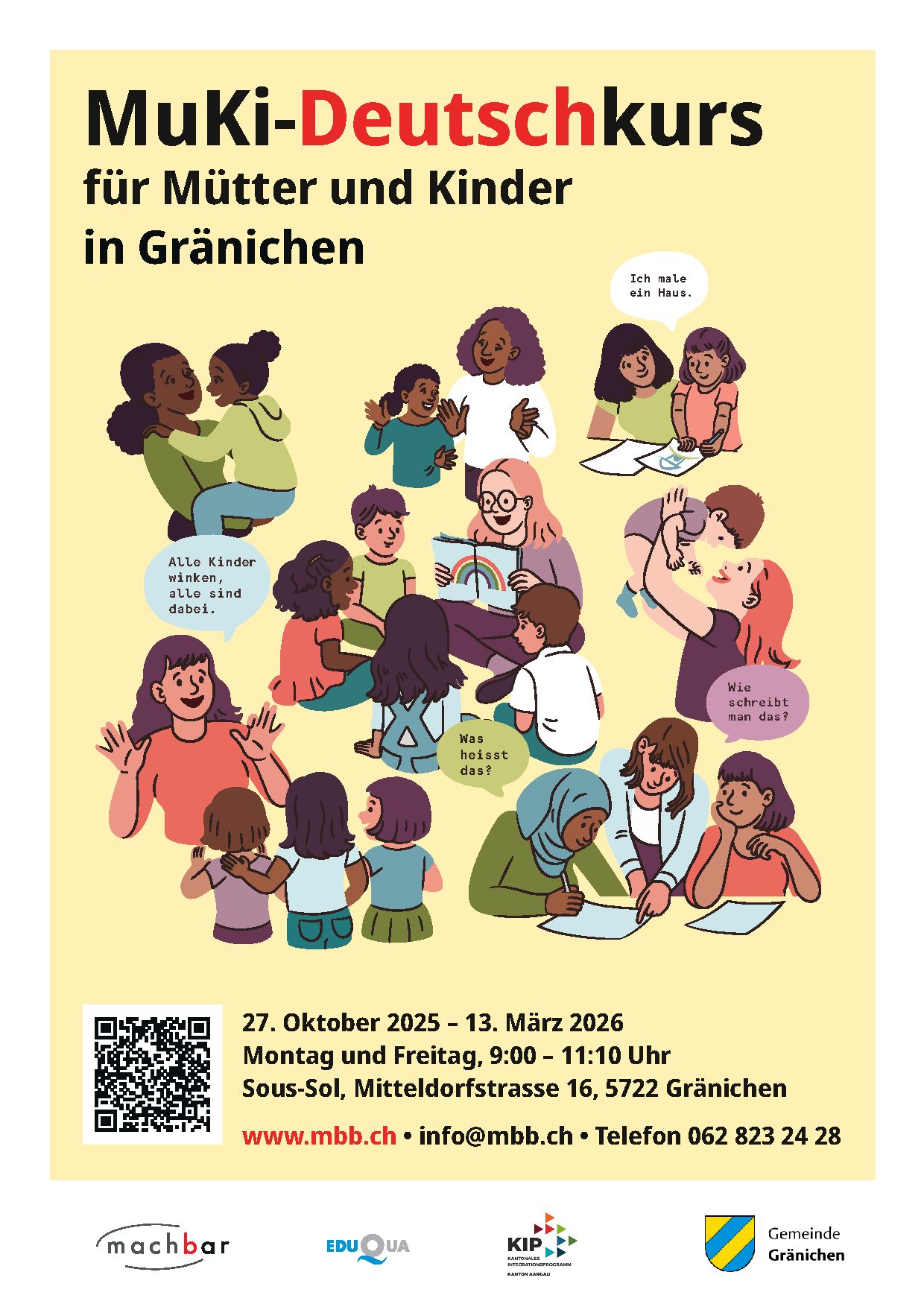 Plakat MuKi-Deutsch