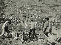 Kiesabbau anno 1930 in Gränichen