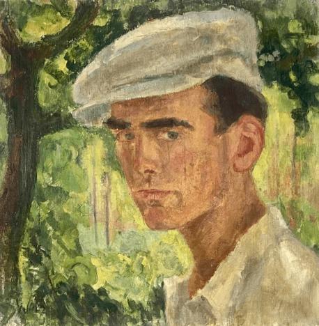 Selbstportrait Max Widmer aus dem Jahr 1942